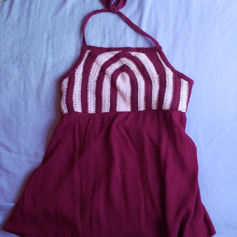 Red halter